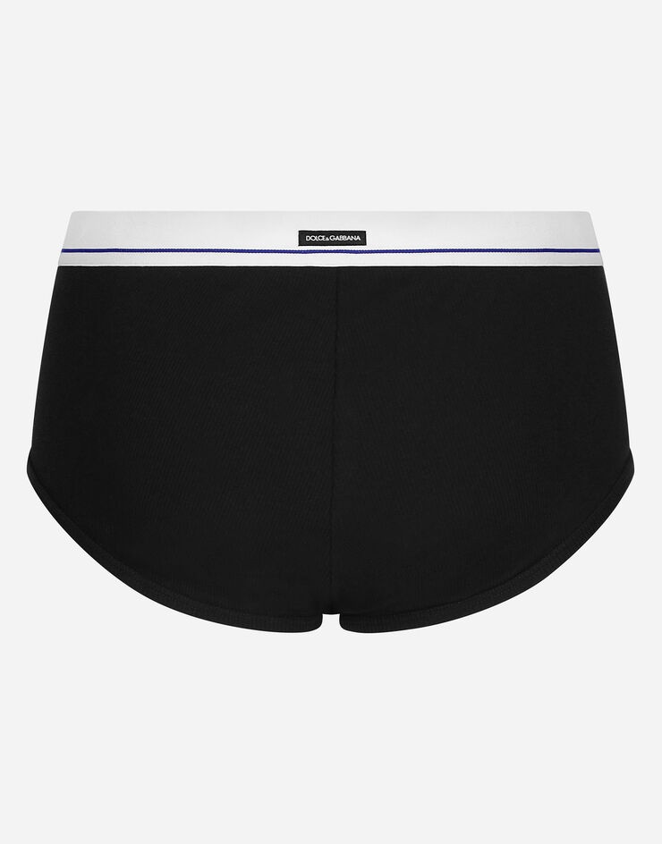 Fine-rib cotton Brando briefs with Re-Edition label - 2
