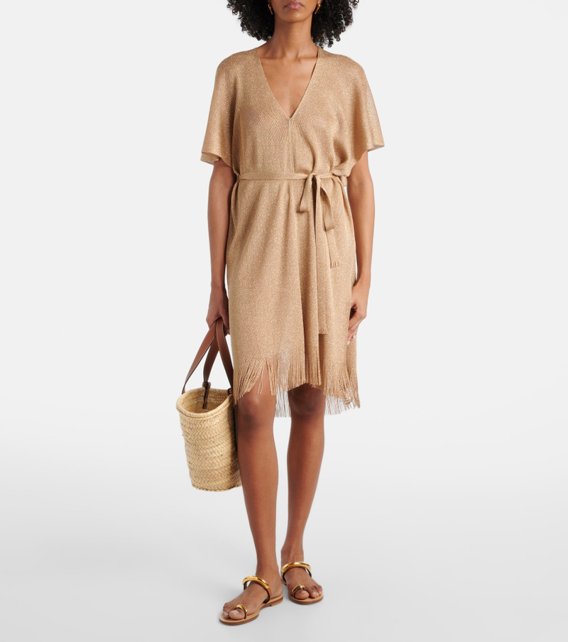 Max Mara Donnola fringed beach cover-up outlook