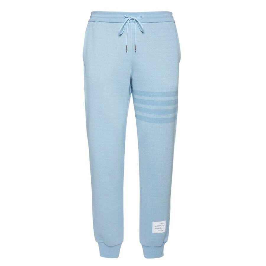 Thom Browne 4-Bar Striped Drawstring Sweatpants - 5