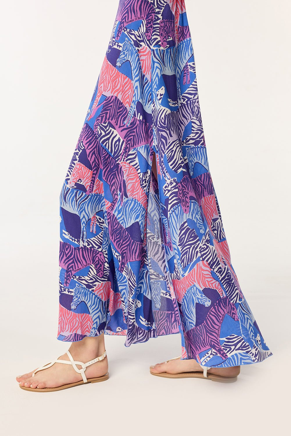 Long Dress Cara - Blue Ashanti - 3