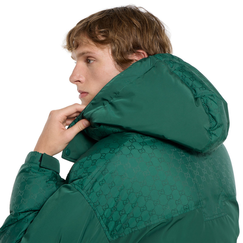Technical nylon twill padded jacket 5