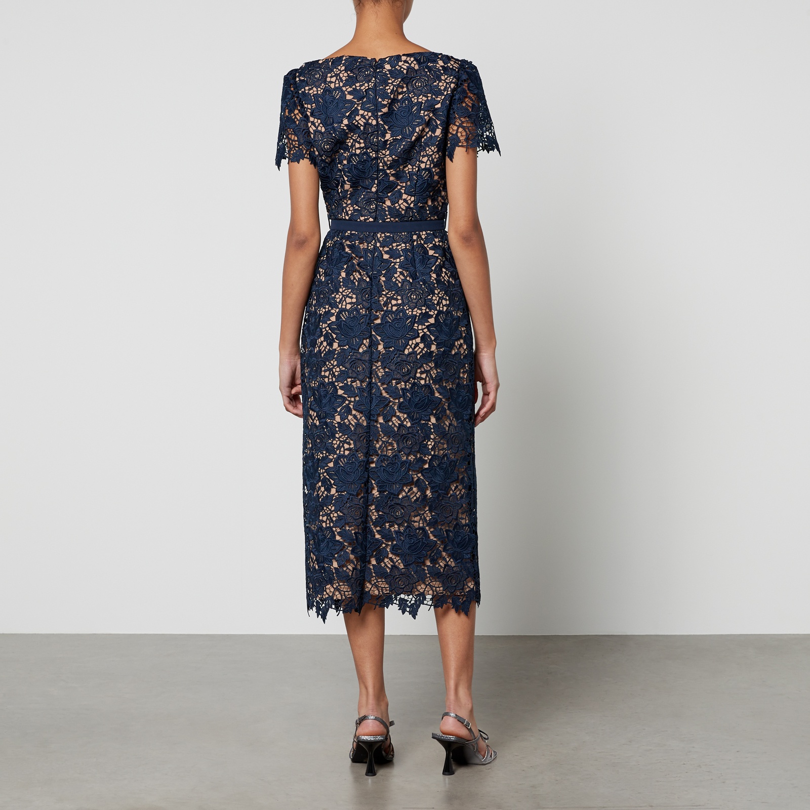 Self-Portrait Guipure Lace Midi Dress - 2