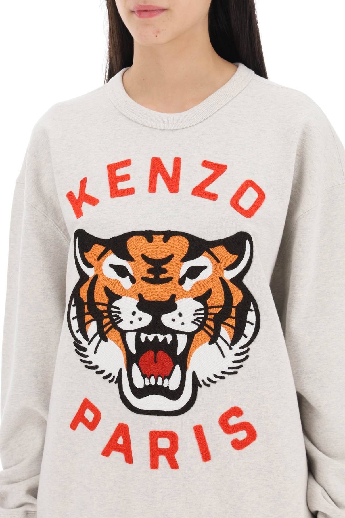 'LUCKY TIGER' OVERSIZED SWEATSHIRT - 5