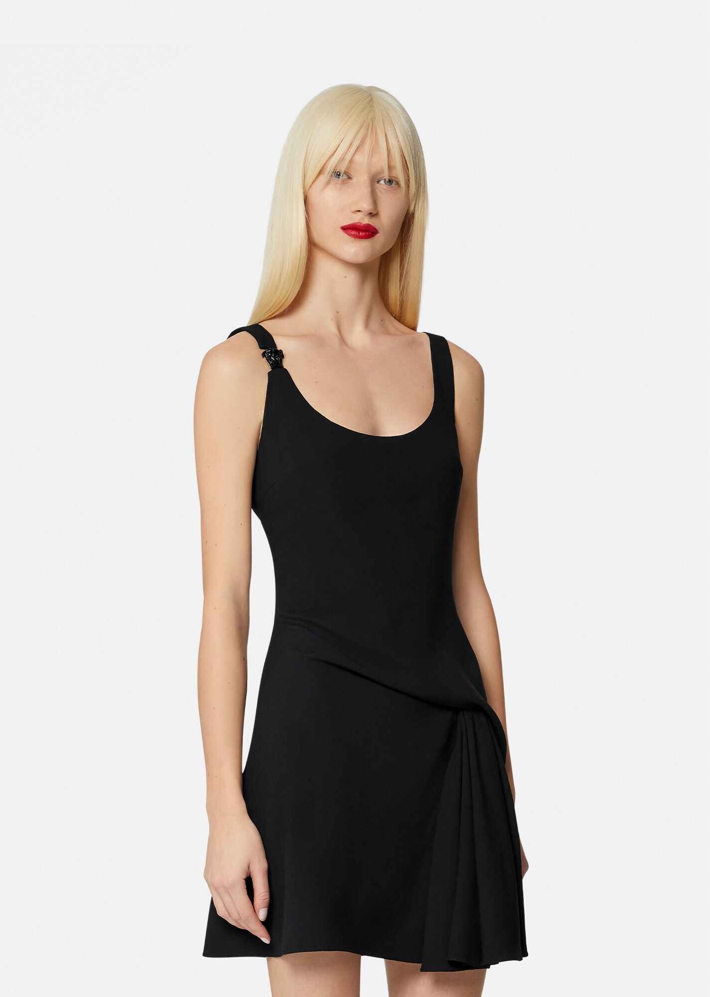 Medusa Draped Mini Dress - 2