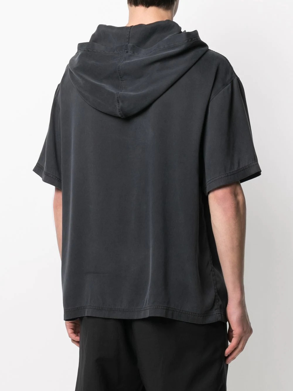 hooded short-sleeve sweatshirt - 4