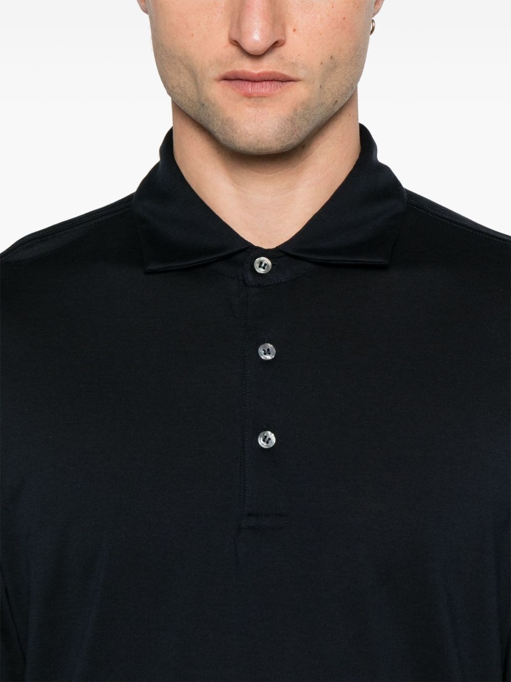 long-sleeved polo shirt - 4