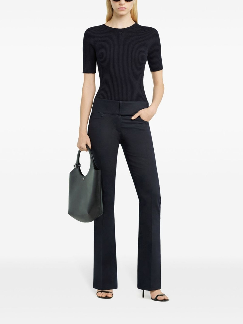 courrèges fine-ribbed jumper outlook
