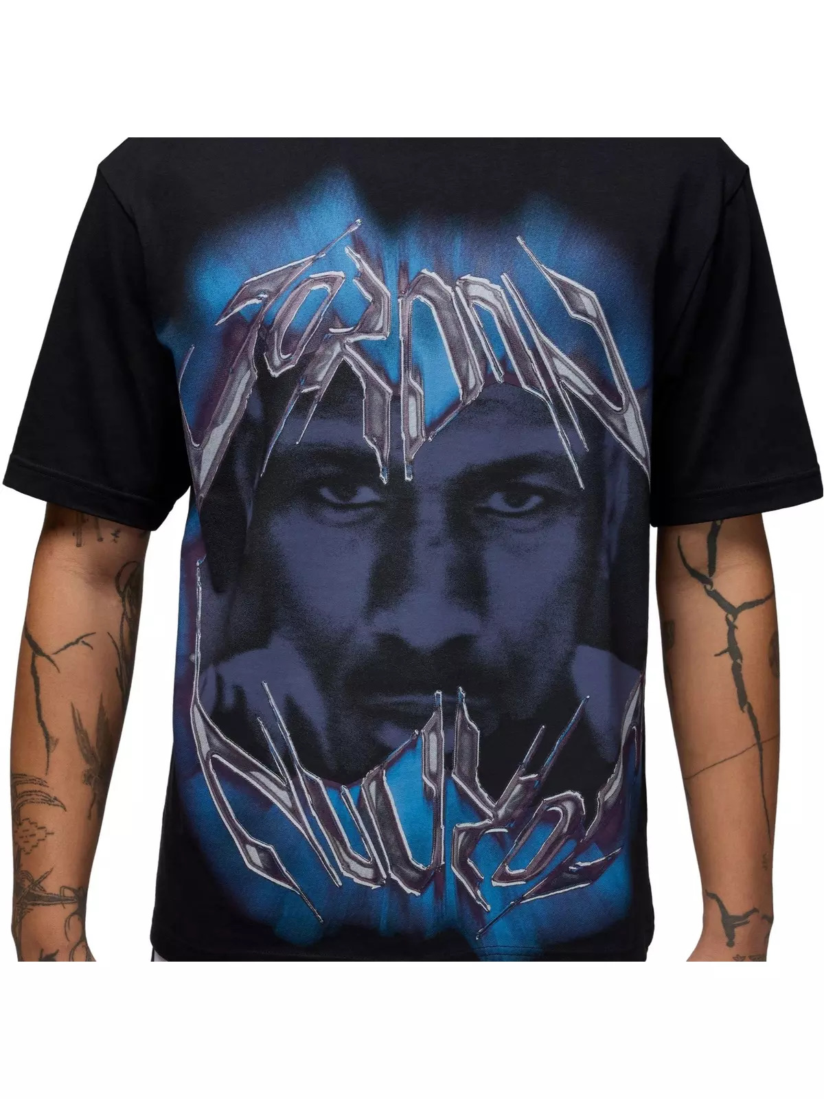 Men's Sport Dri-FIT Graphic Tee-Black - 4