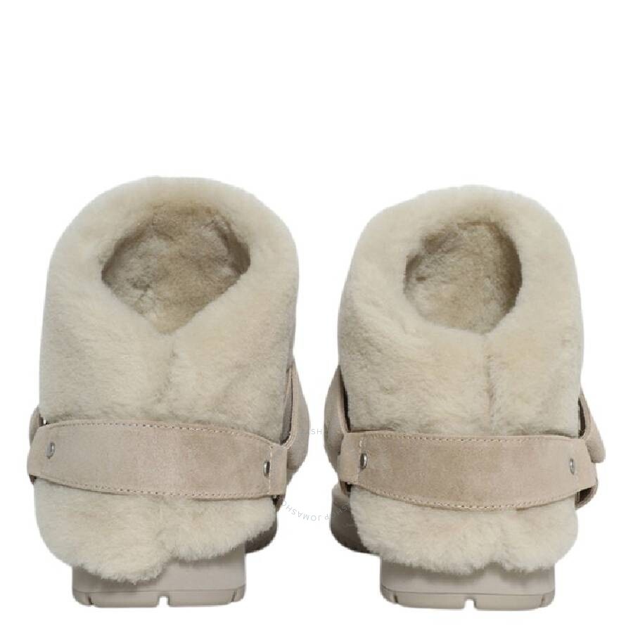 Burberry Suede And Shearling Chubby Boots - 3