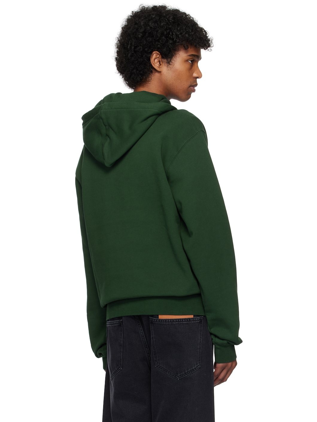 Green 'The Gros Grain' Hoodie - 3