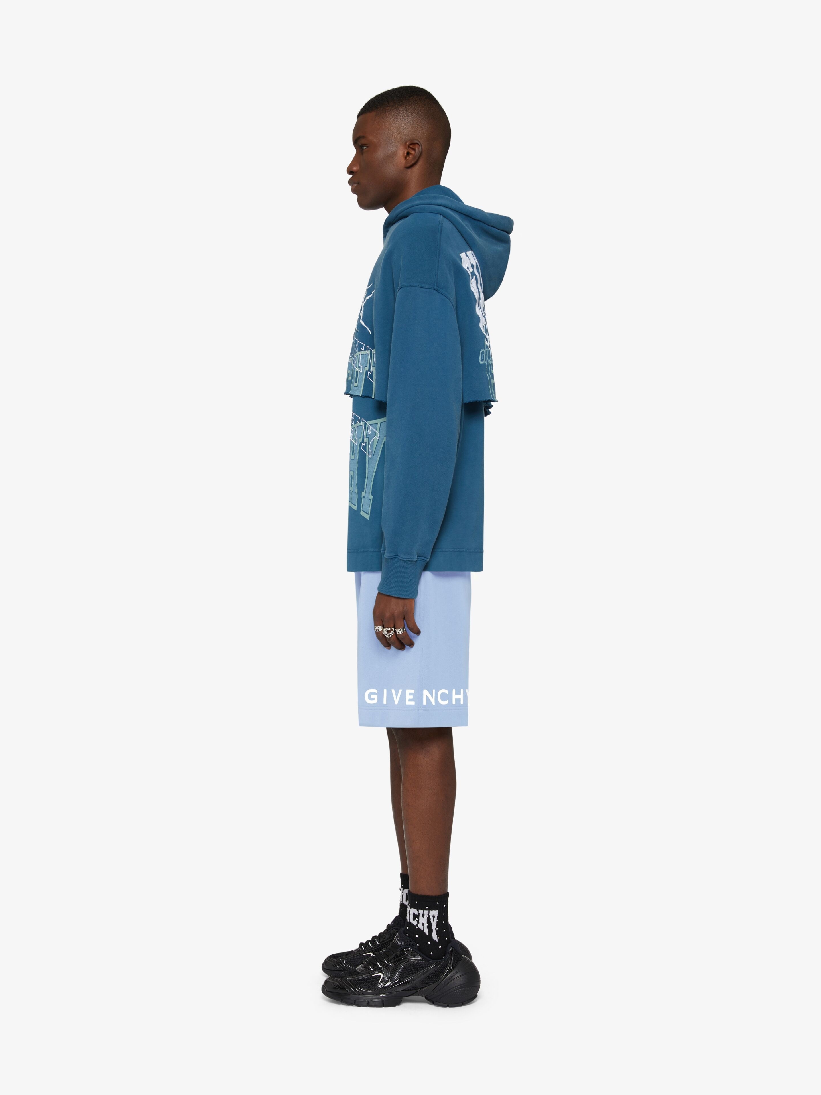 GIVENCHY ARCHETYPE BERMUDA SHORTS IN FLEECE - 3