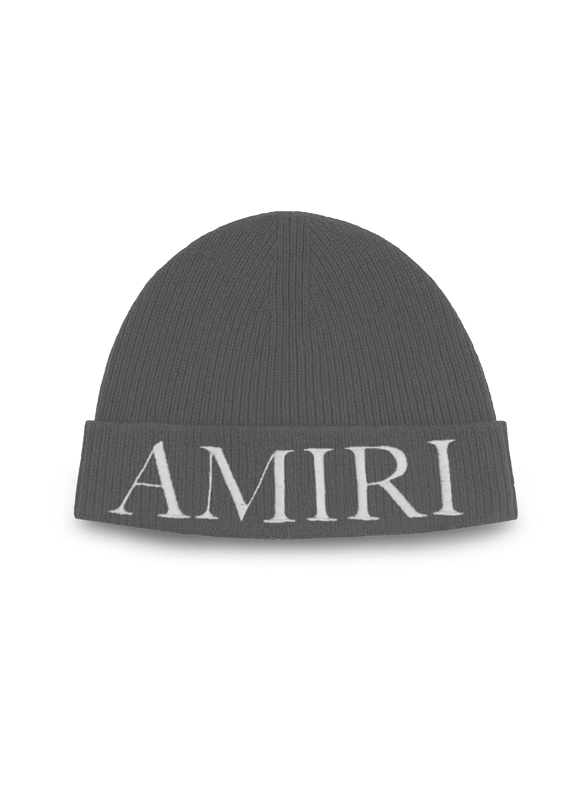 Men's Logo Wool Beanie - Stone - 1