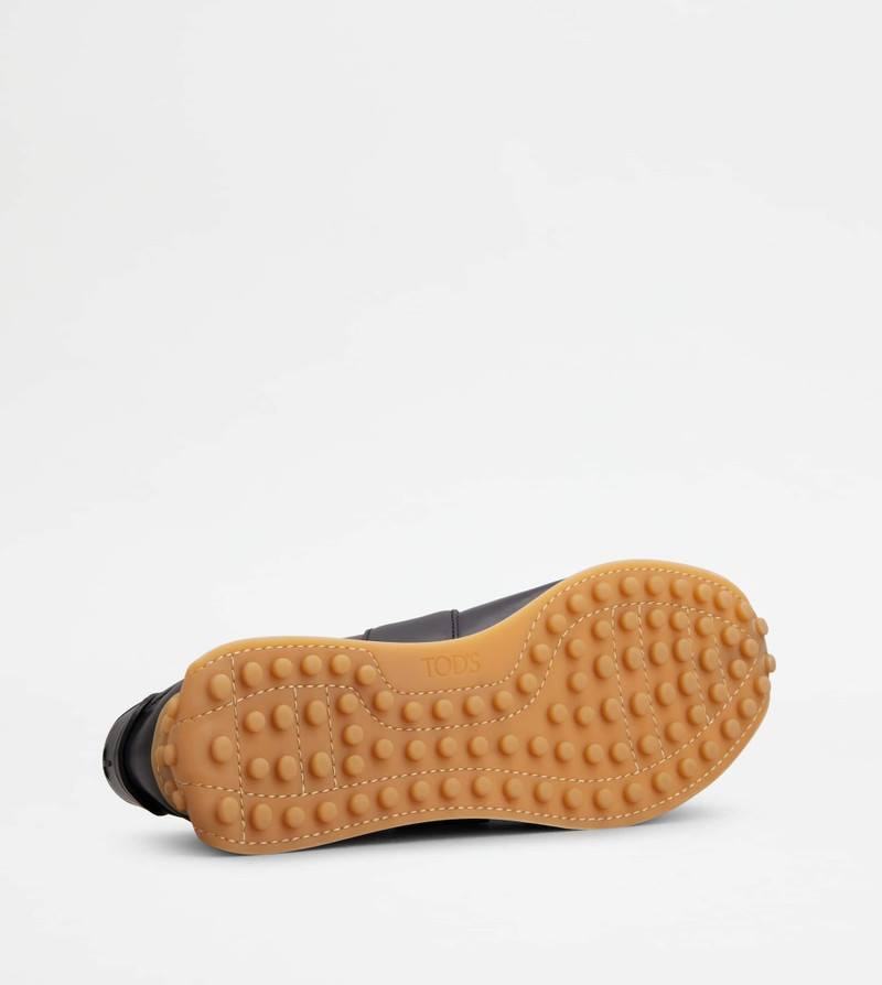 T VINTAGE SNEAKERS IN LEATHER - BLUE 4