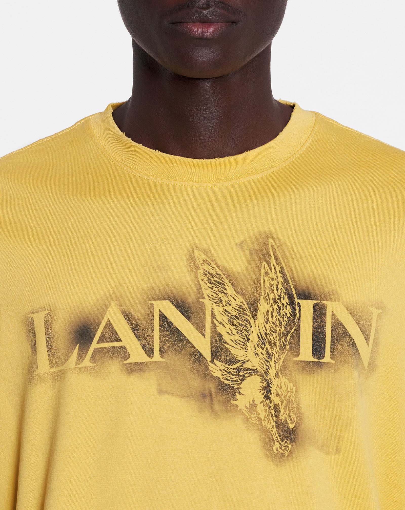 LANVIN X FUTURE CLASSIC EAGLE PRINT T-SHIRT - 5