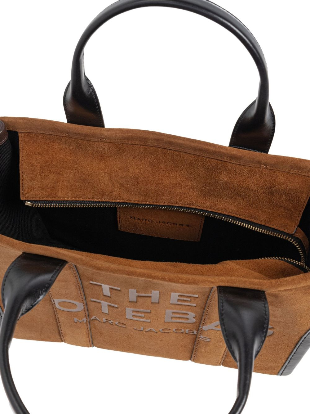 lettering handle tote bag - 4