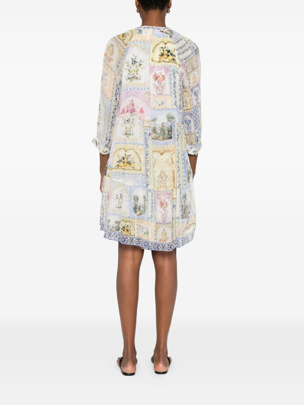 Botanical Ballads floral-print tiered dress - 4
