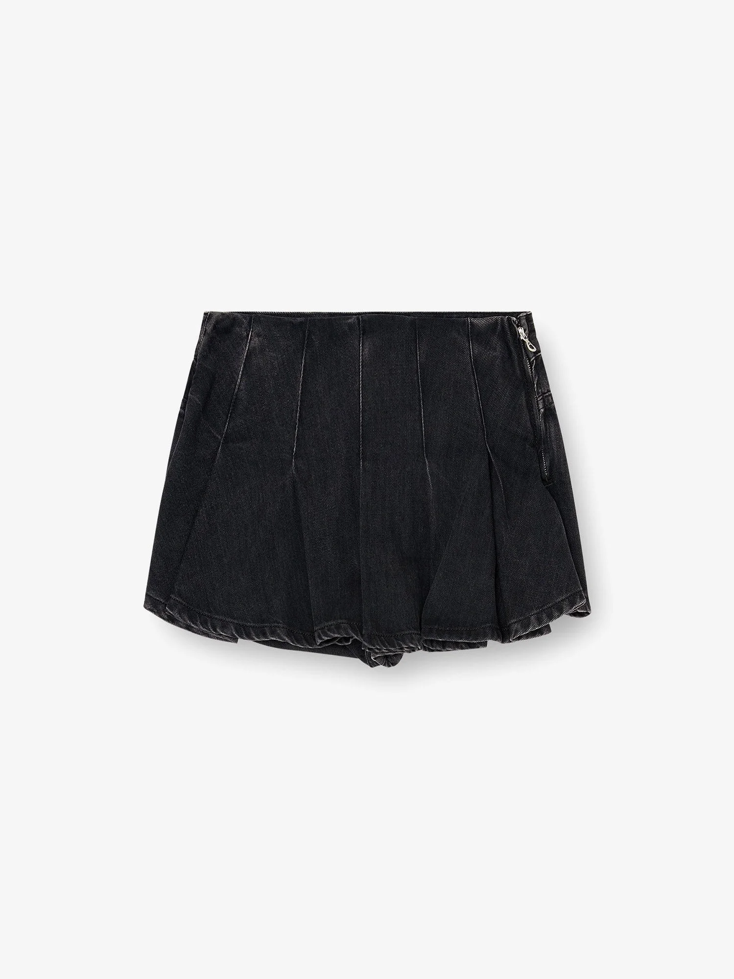 Diesel De-Rox Pleated Denim Shorts - 1