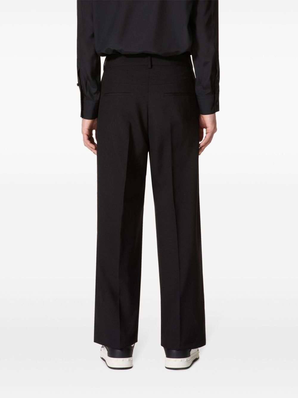 tailored straight-leg trousers - 4