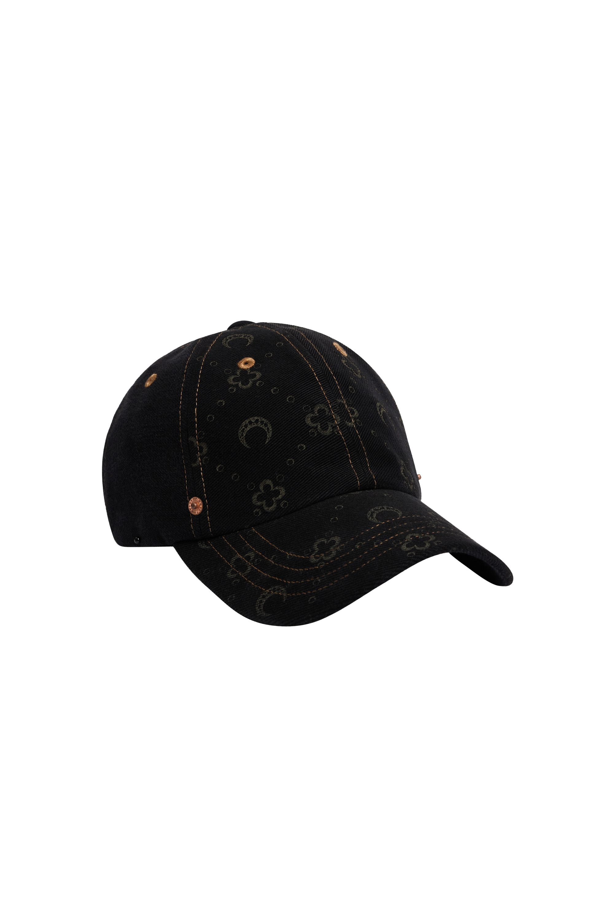 Regenerated Denim Baseball Cap - 1