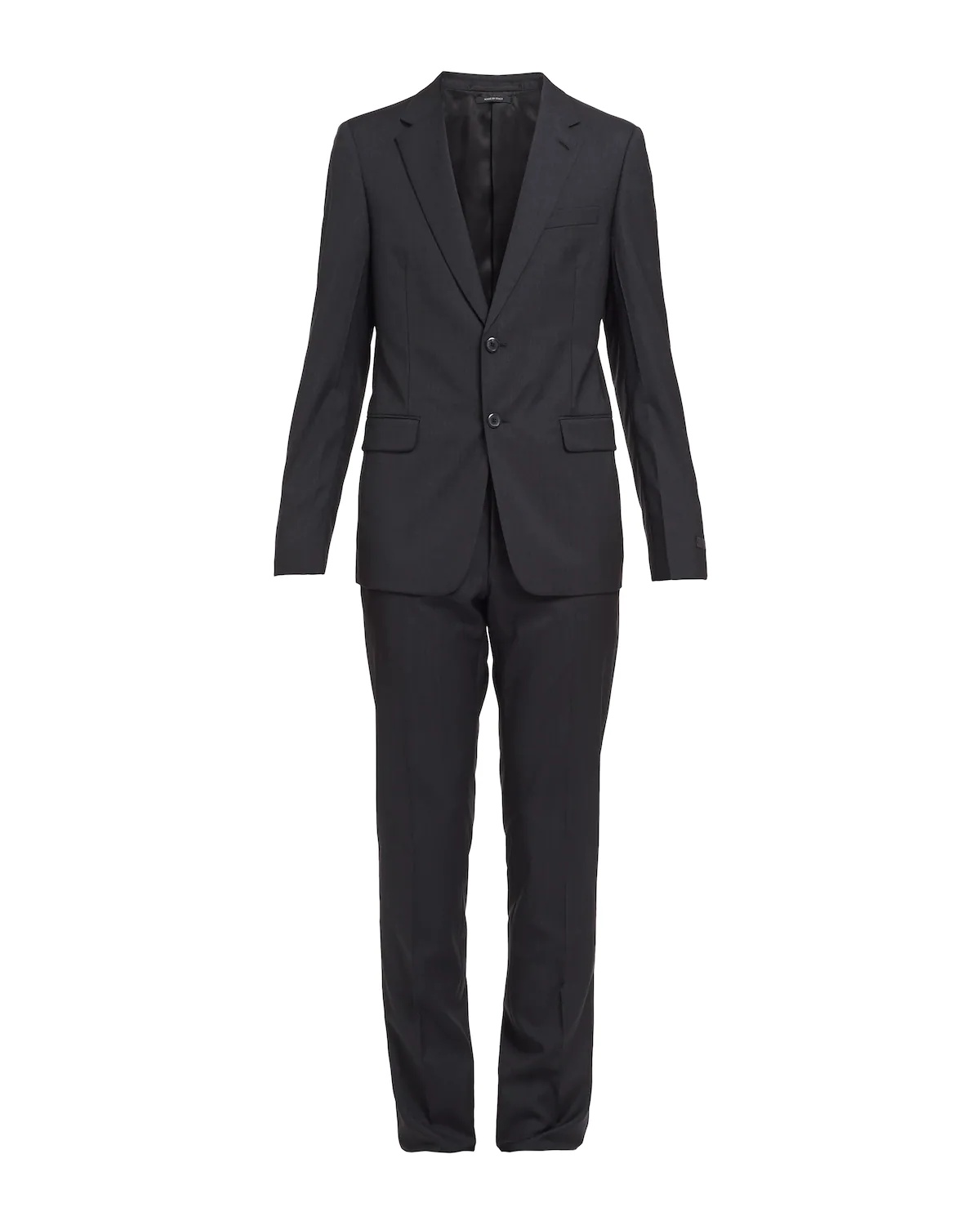 Single-breasted wool suit - 1