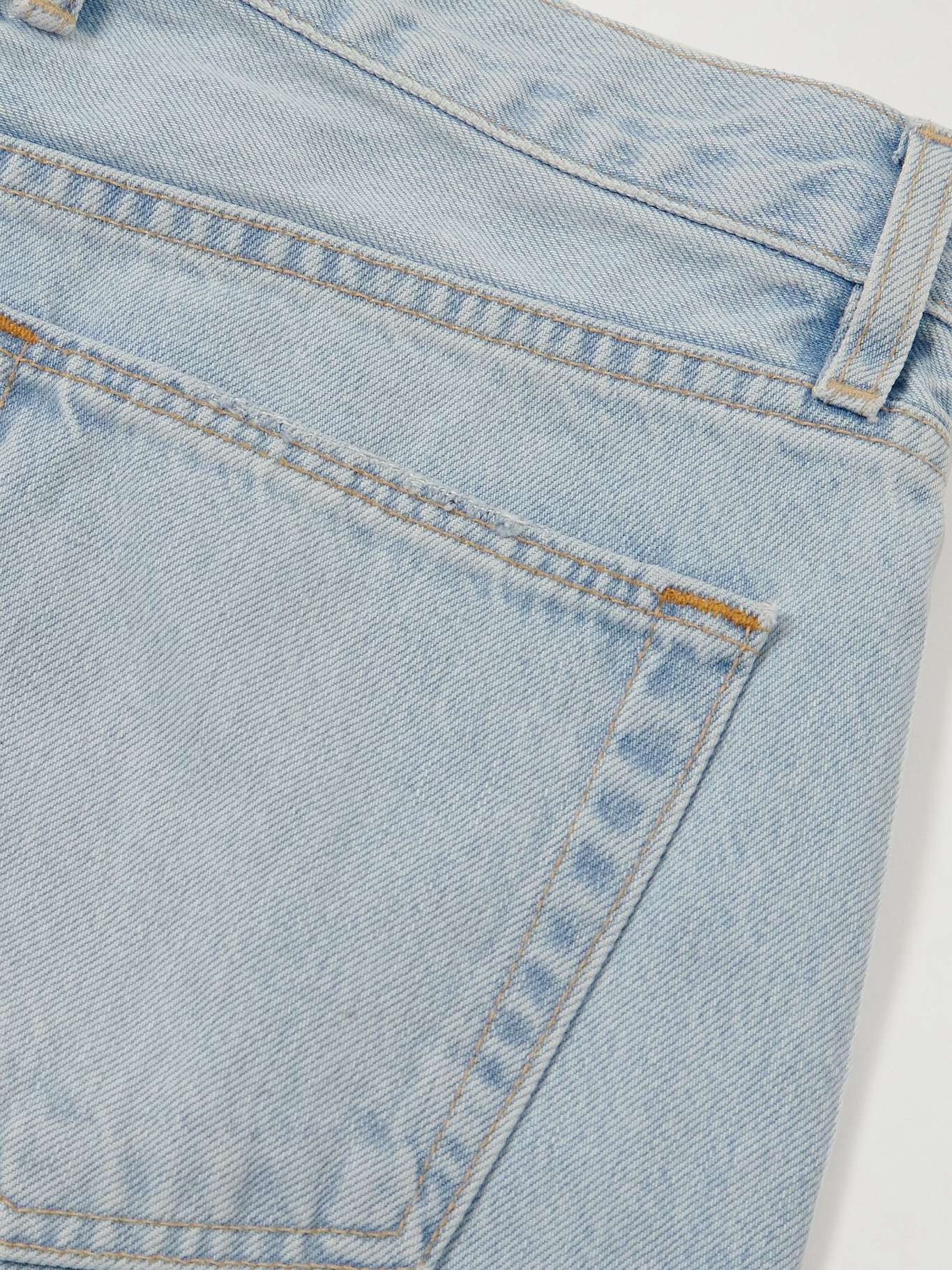 Ella mid-rise barrel-leg jeans Light denim - 6