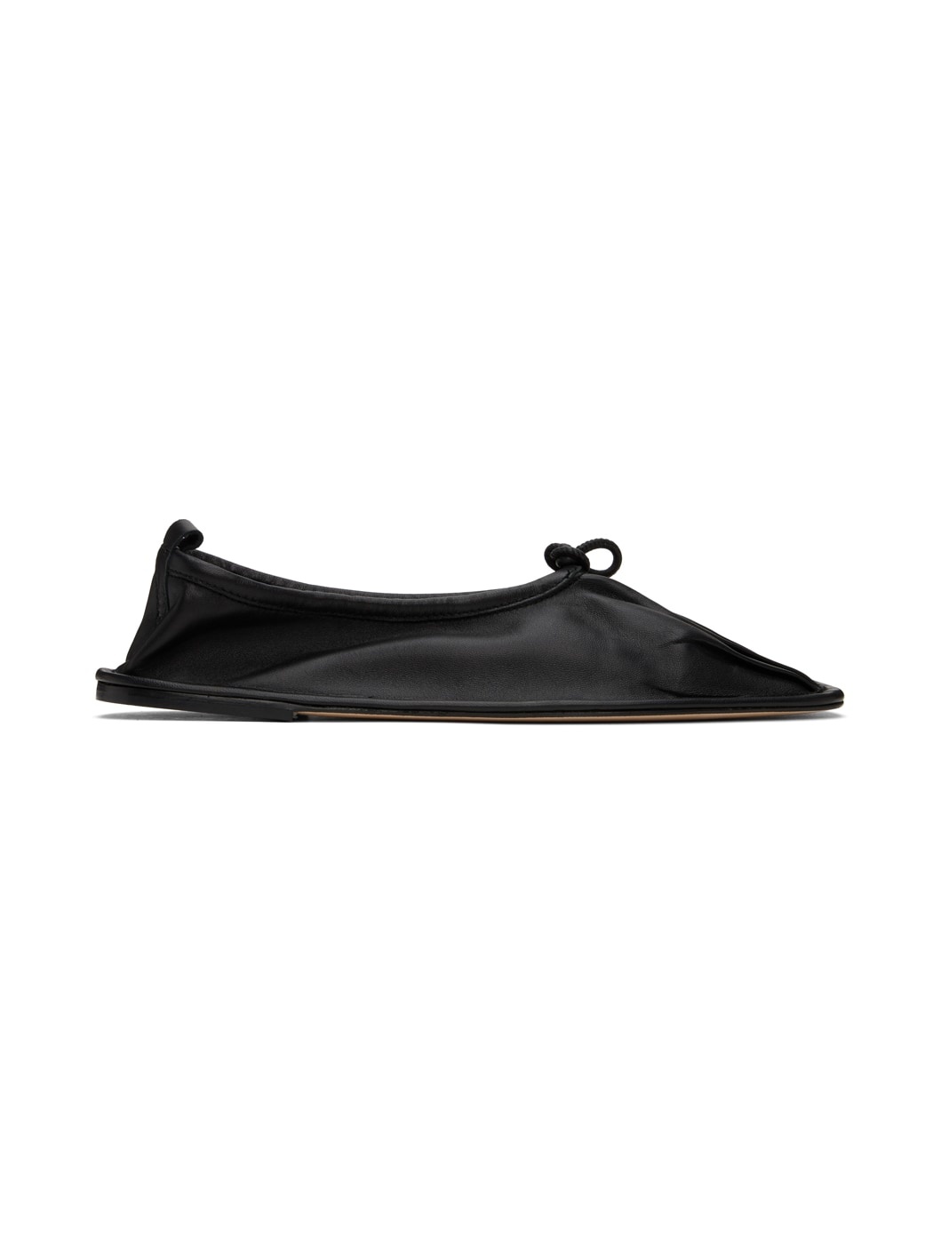 Black Puntera Ballerina Flats - 1