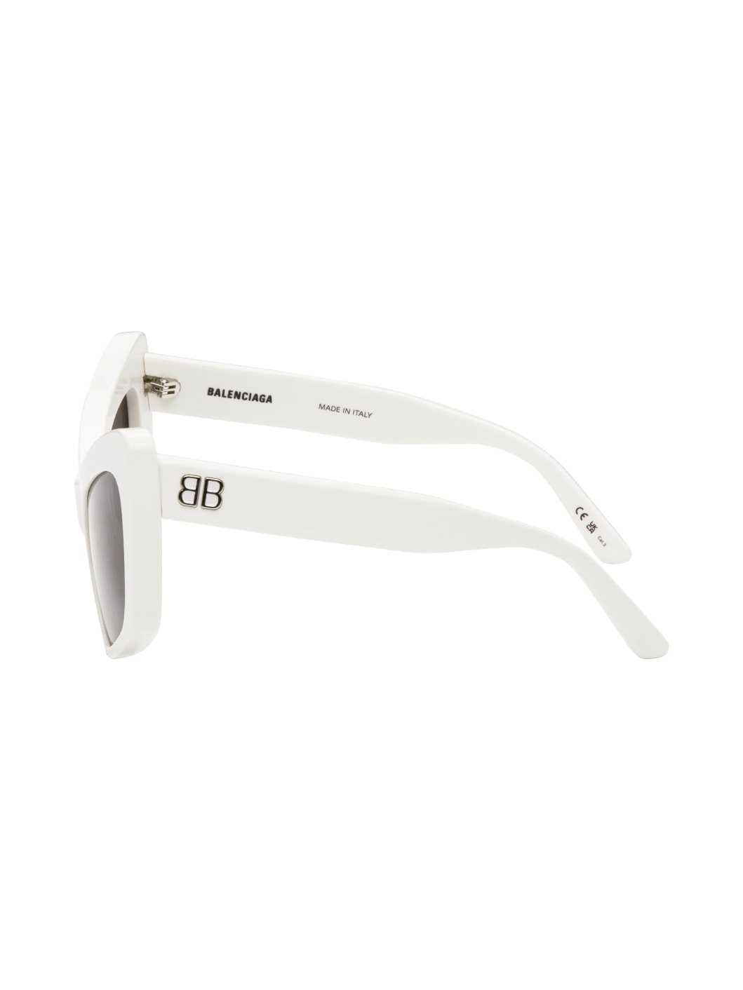 White Monaco Sunglasses - 3