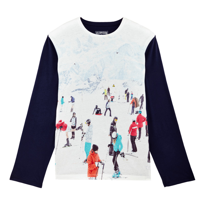 Men Long Sleeves T-shirt - Vilebrequin x Massimo Vitali 1