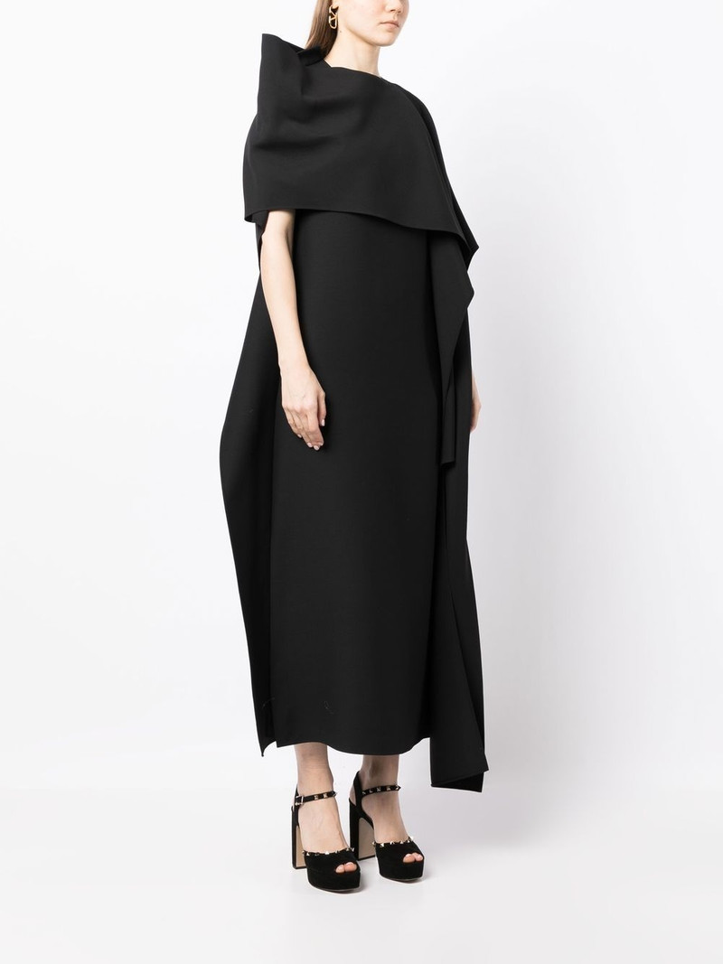 draped midi dress 3