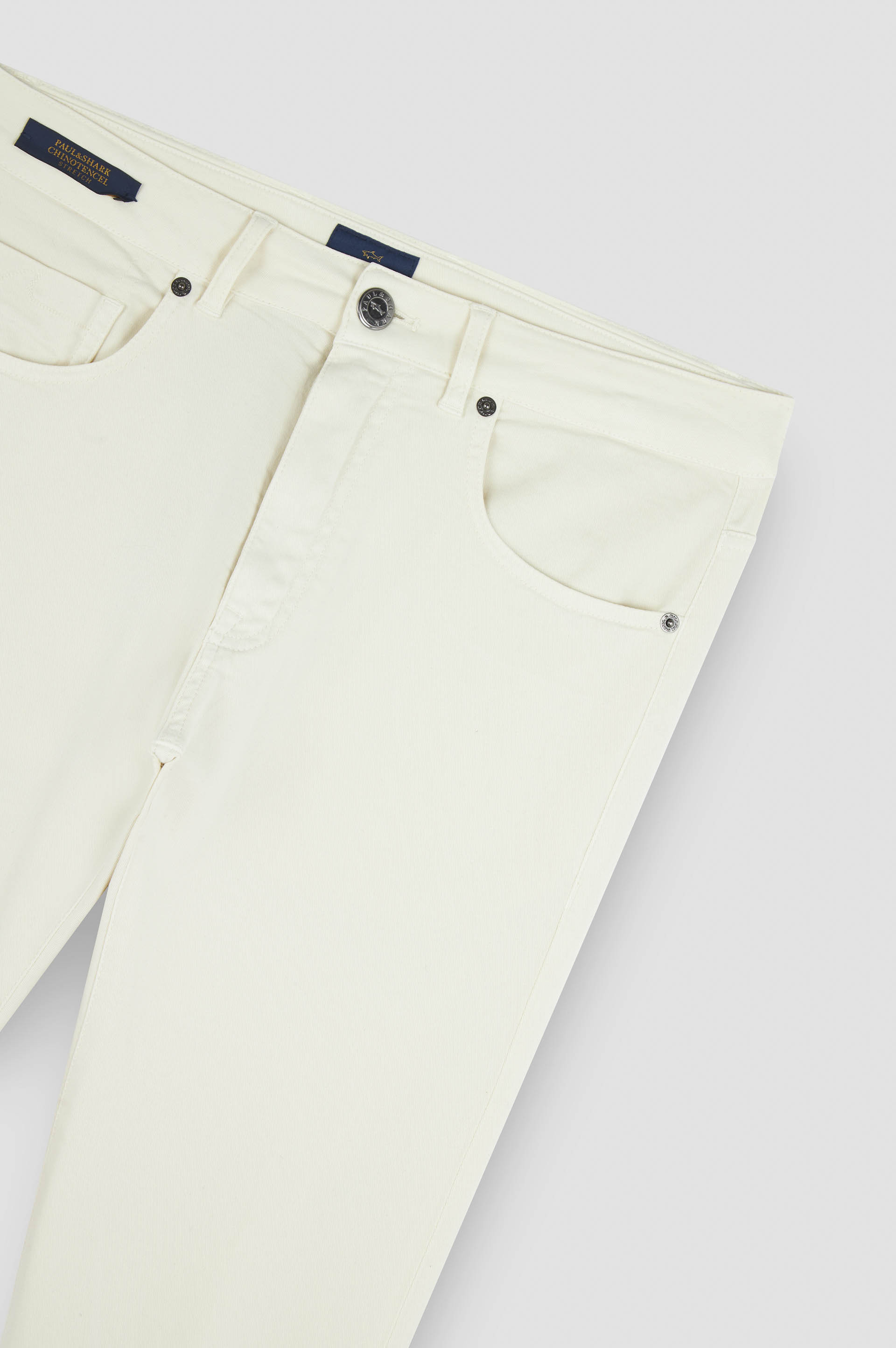STRETCH COTTON 5 POCKETS TROUSERS - 5