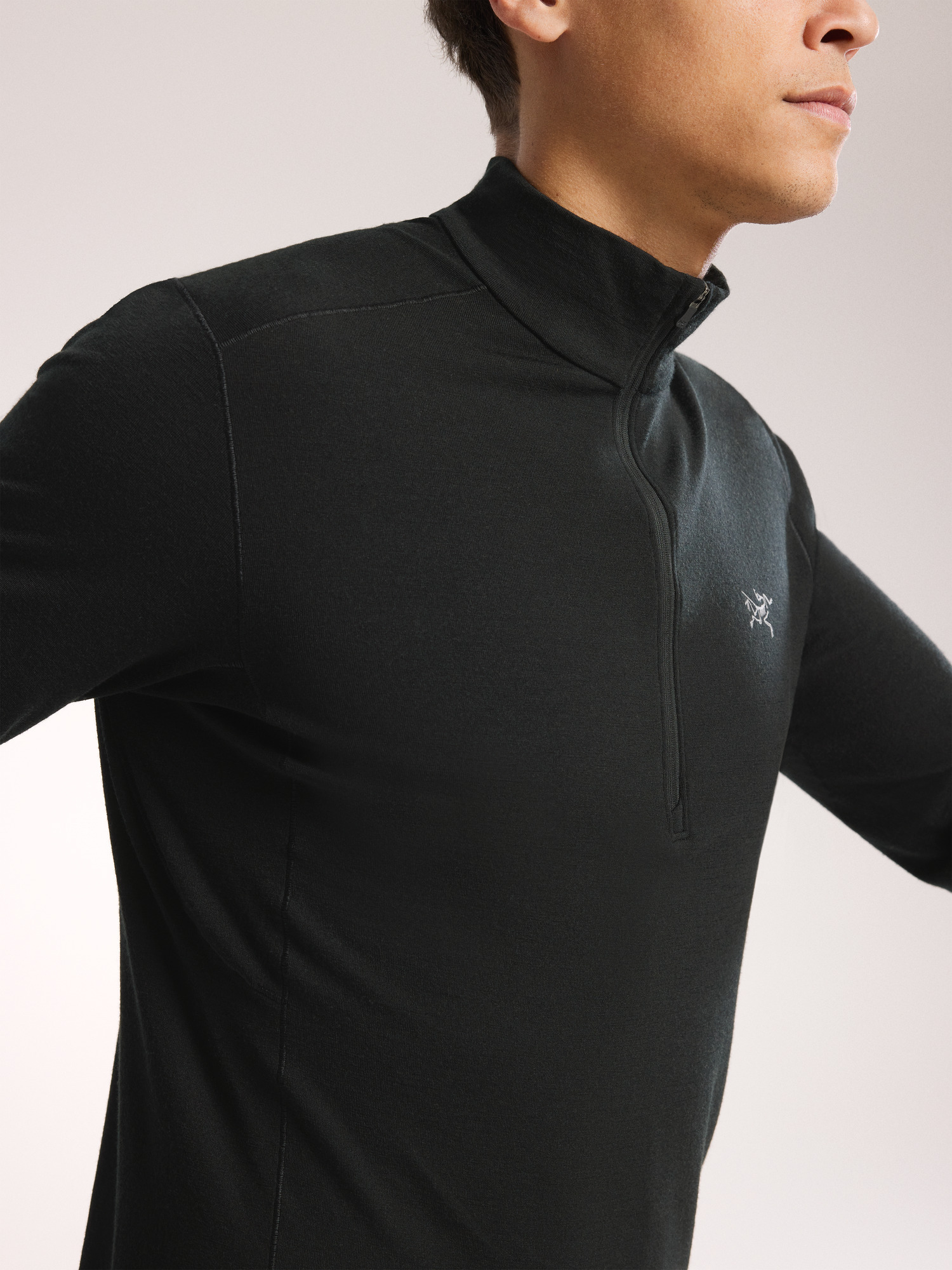 Rho Merino Wool Zip Neck - 3