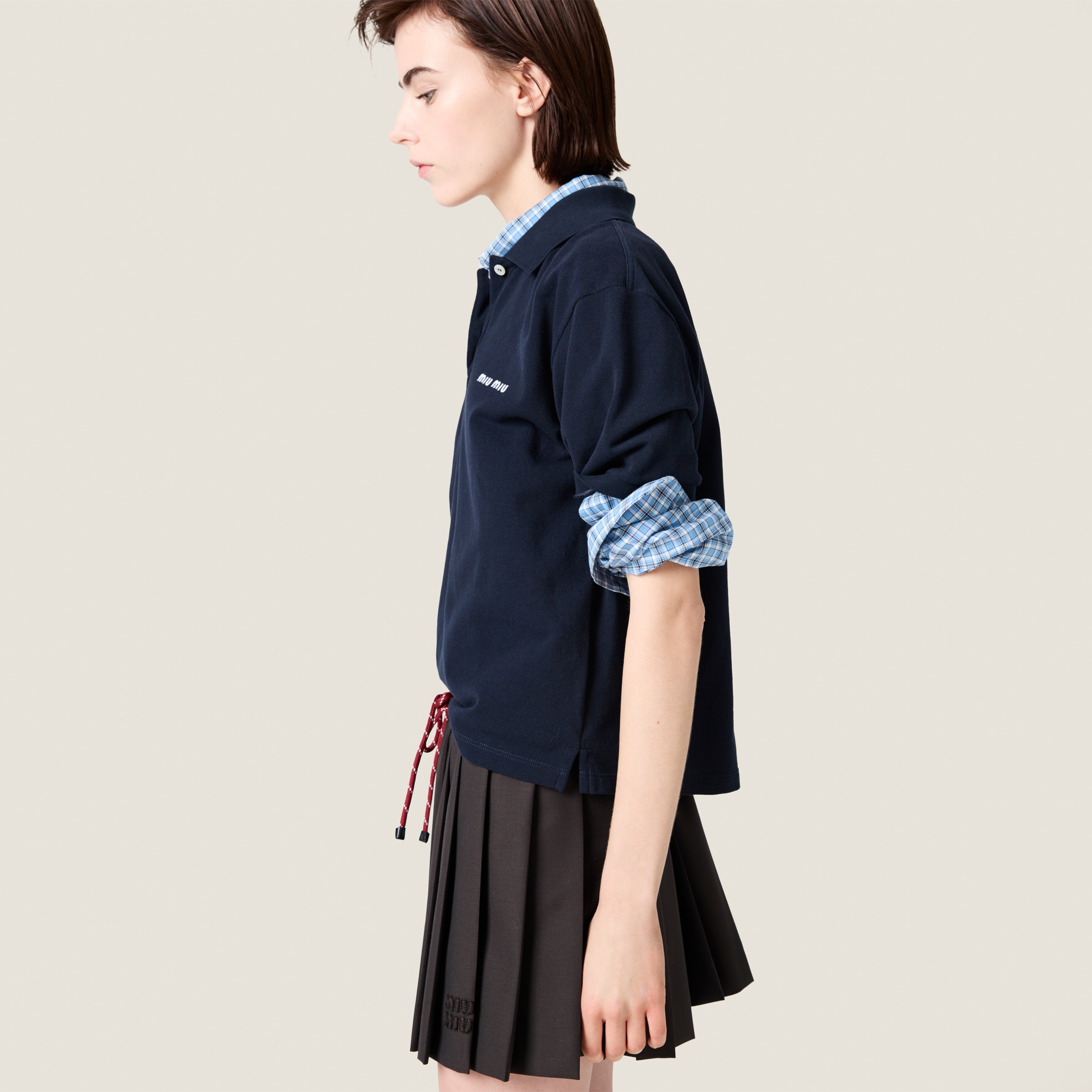 Pleated Batavia skirt - 5
