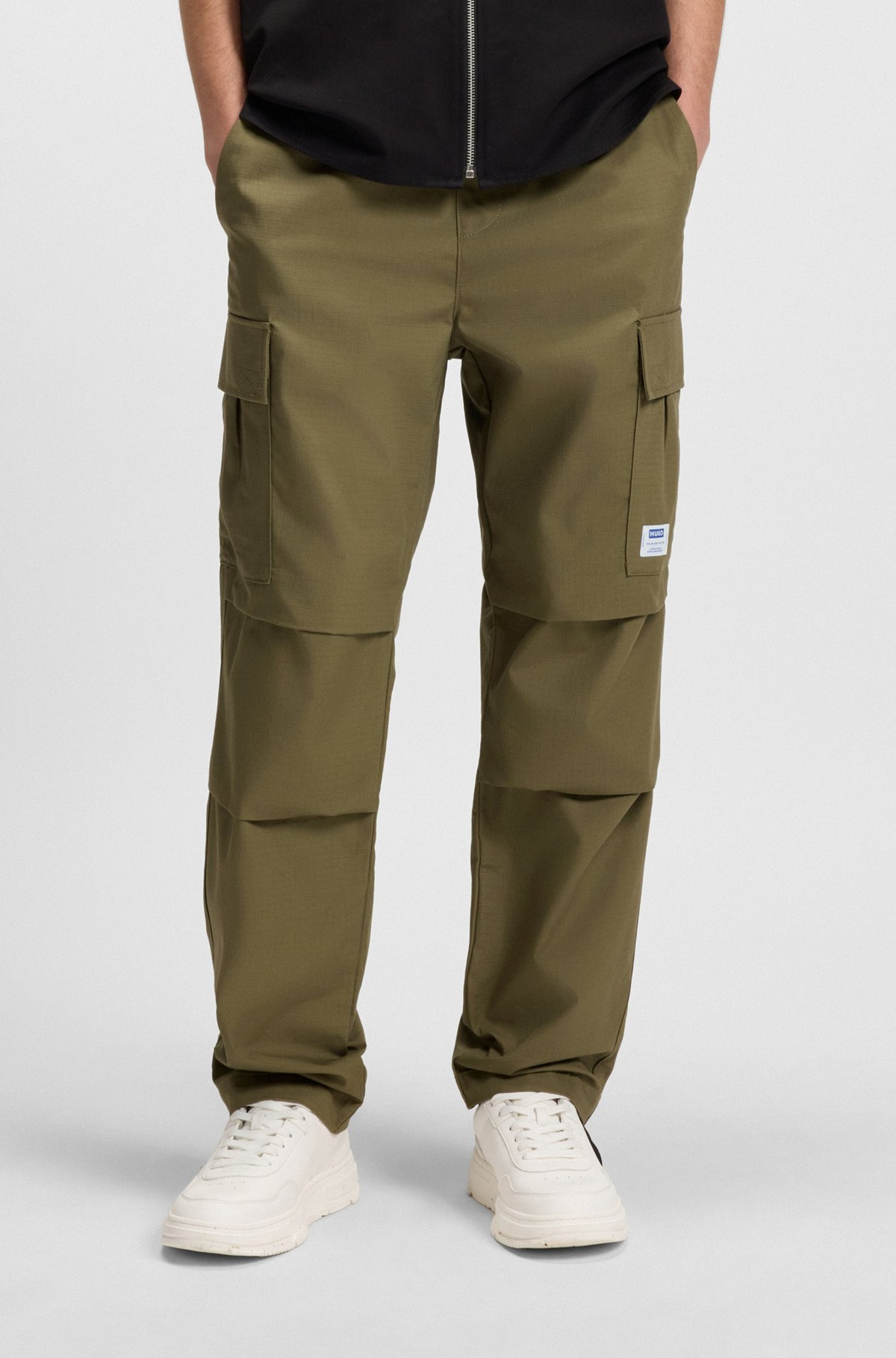 RELAXED-FIT CARGO TROUSERS IN RIPSTOP COTTON - 2