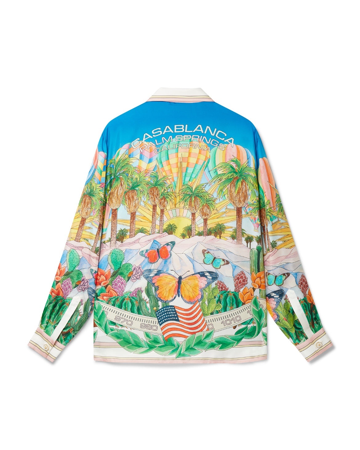 Psychadelic Cuban Collar Silk Shirt - 2