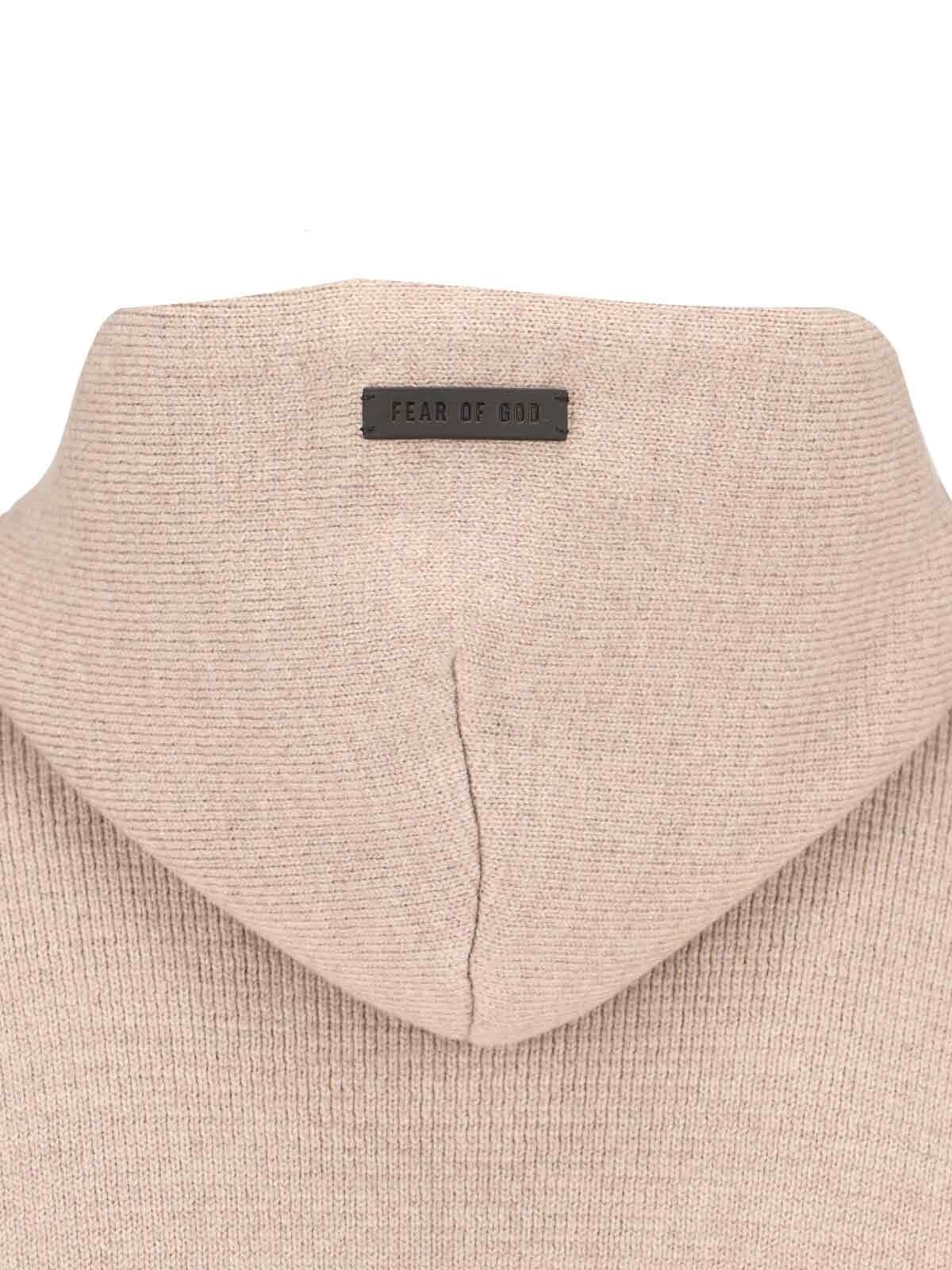 KNITTED HOODIE - 3
