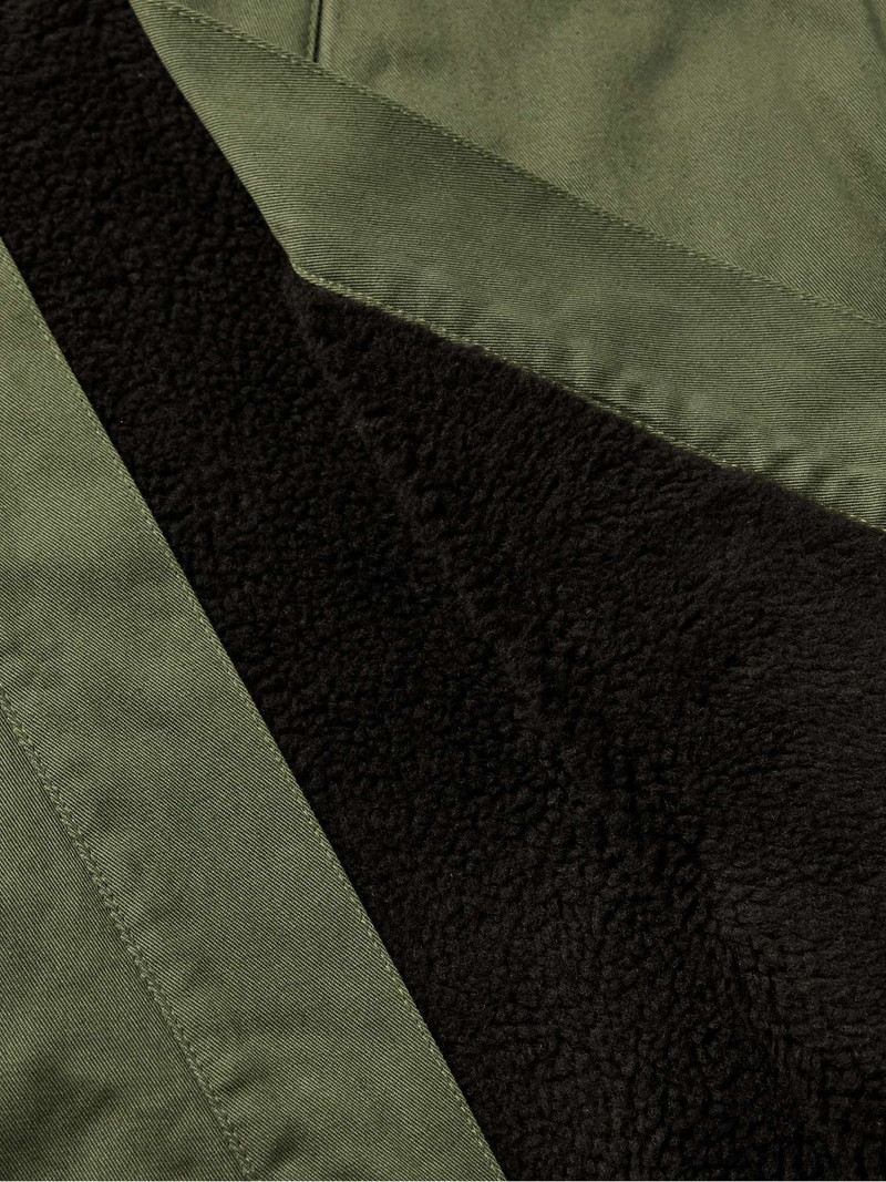 Kyoto Reversible Cotton-Twill and Recycled-Fleece Jacket 3