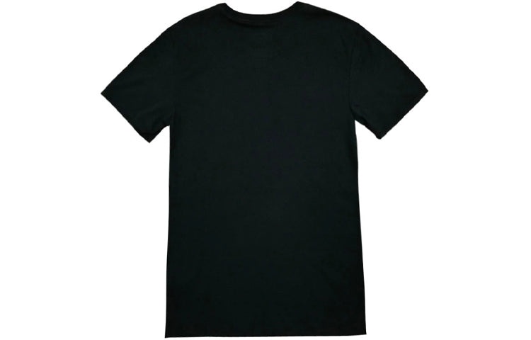 Air Jordan Alphabet Pattern Loose Round Neck Short Sleeve Black AH3936-010 - 2
