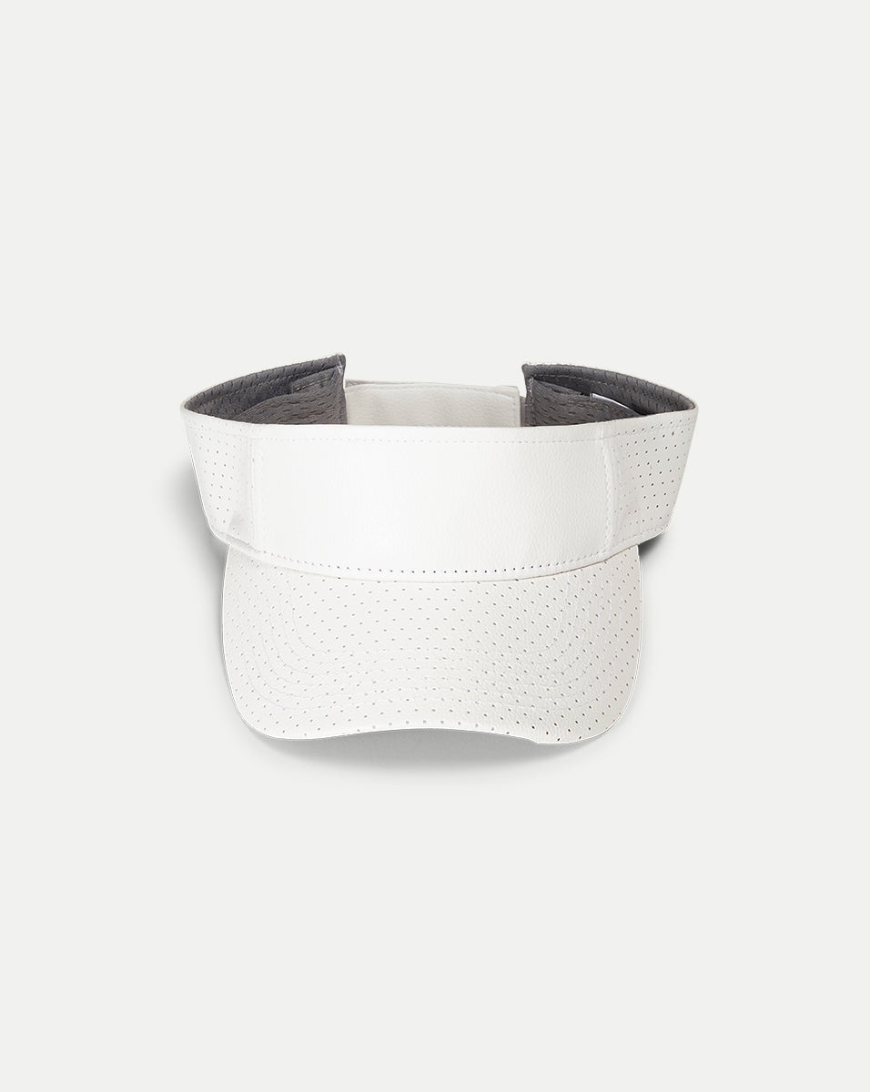 VEGAN LEATHER VISOR - 3