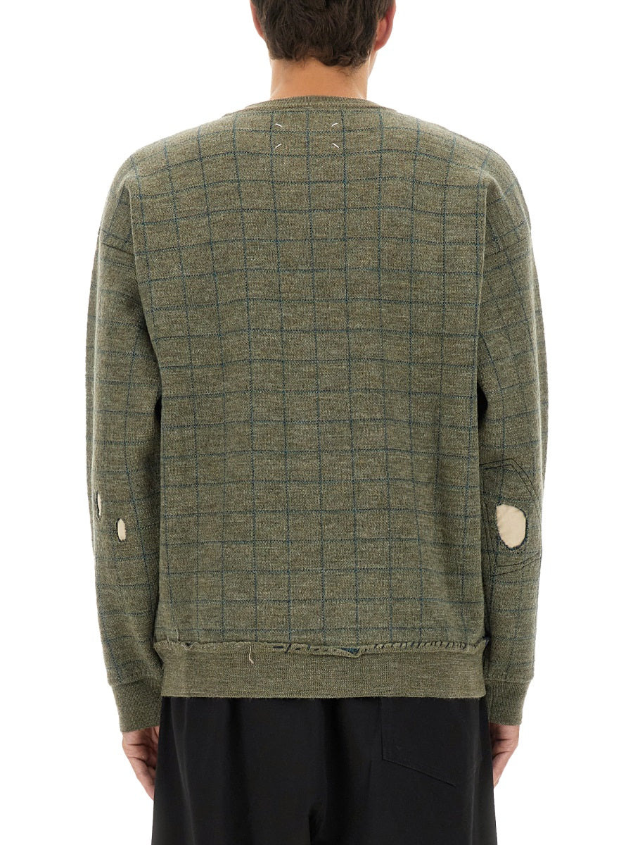 Maison Margiela Men Sweatshirt With Worn Effect - 3