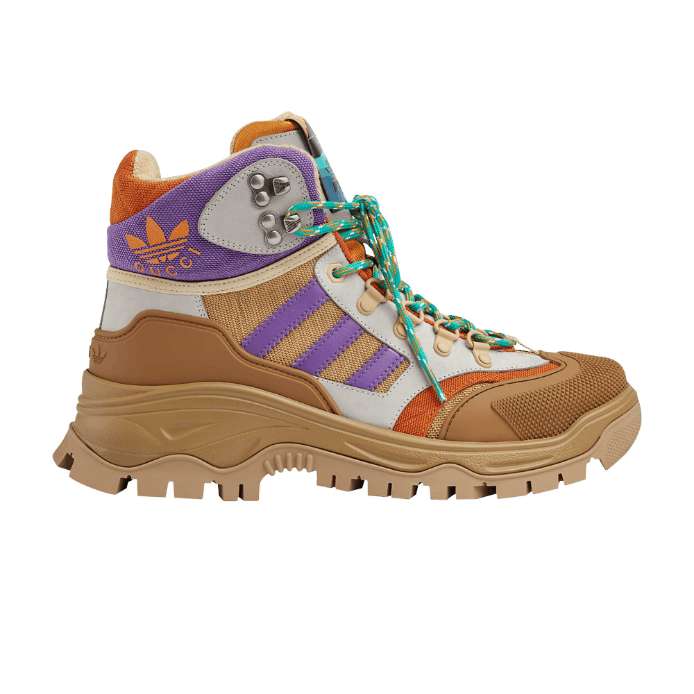 Adidas x Gucci Wmns Lace Up Boot 'Brown Purple' - 1