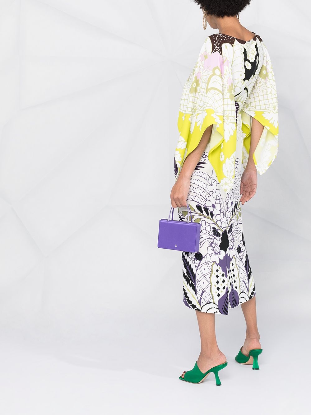 Tropical Word Arazzo kaftan dress - 6