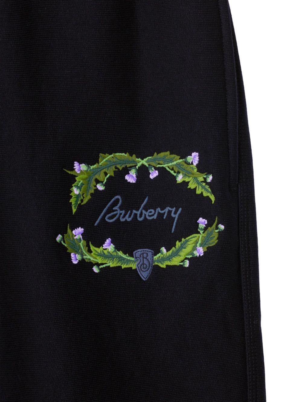 logo-embroidered track pants - 5