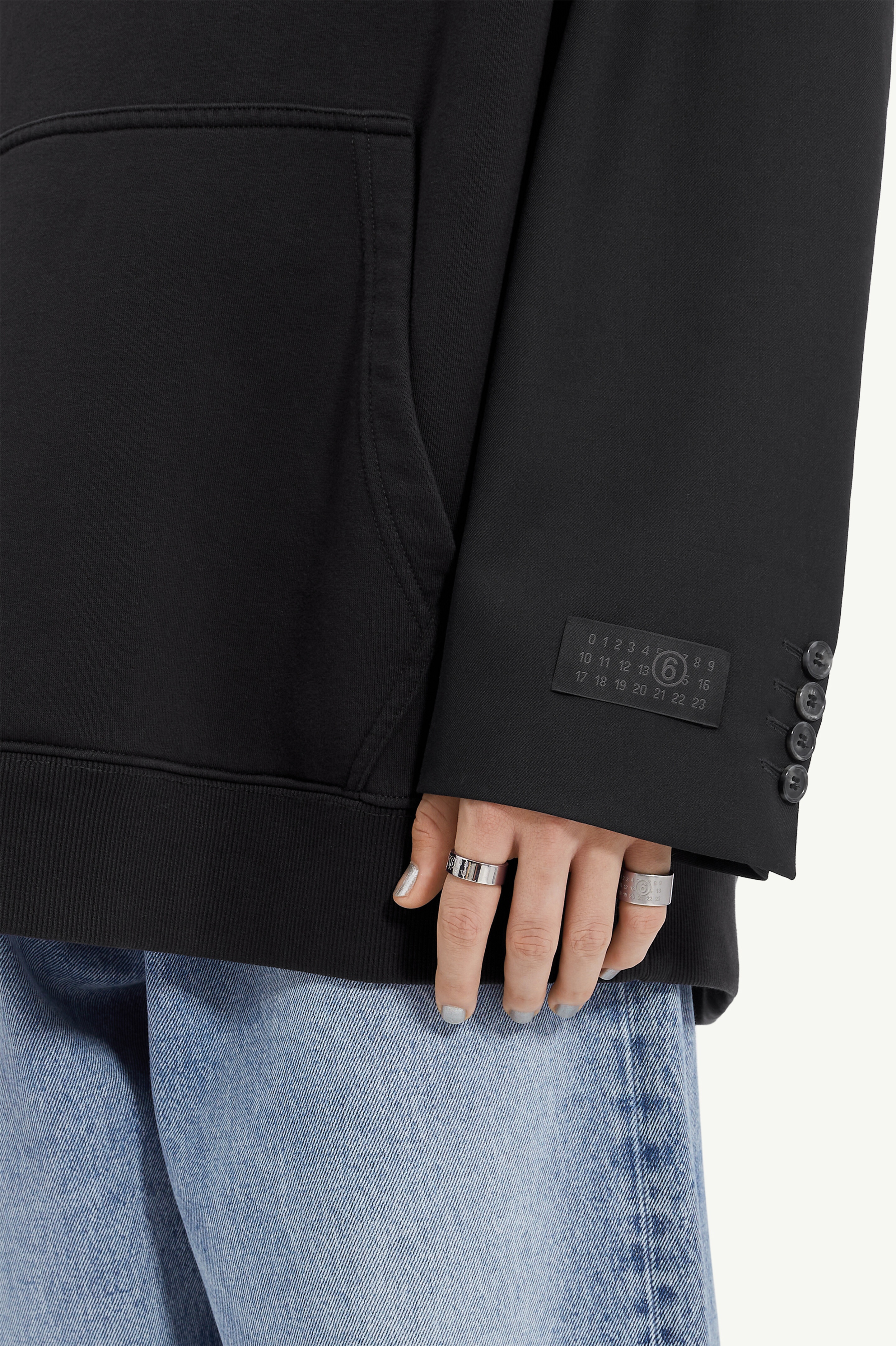 Tailored hooded sweatshirt - 5