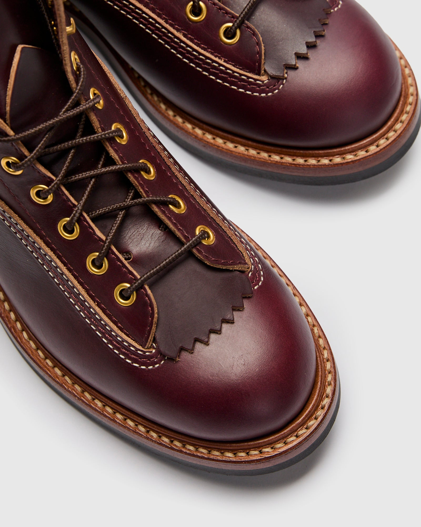 Donkey Puncher Boot in Horween Chromexcel Burgundy - 7