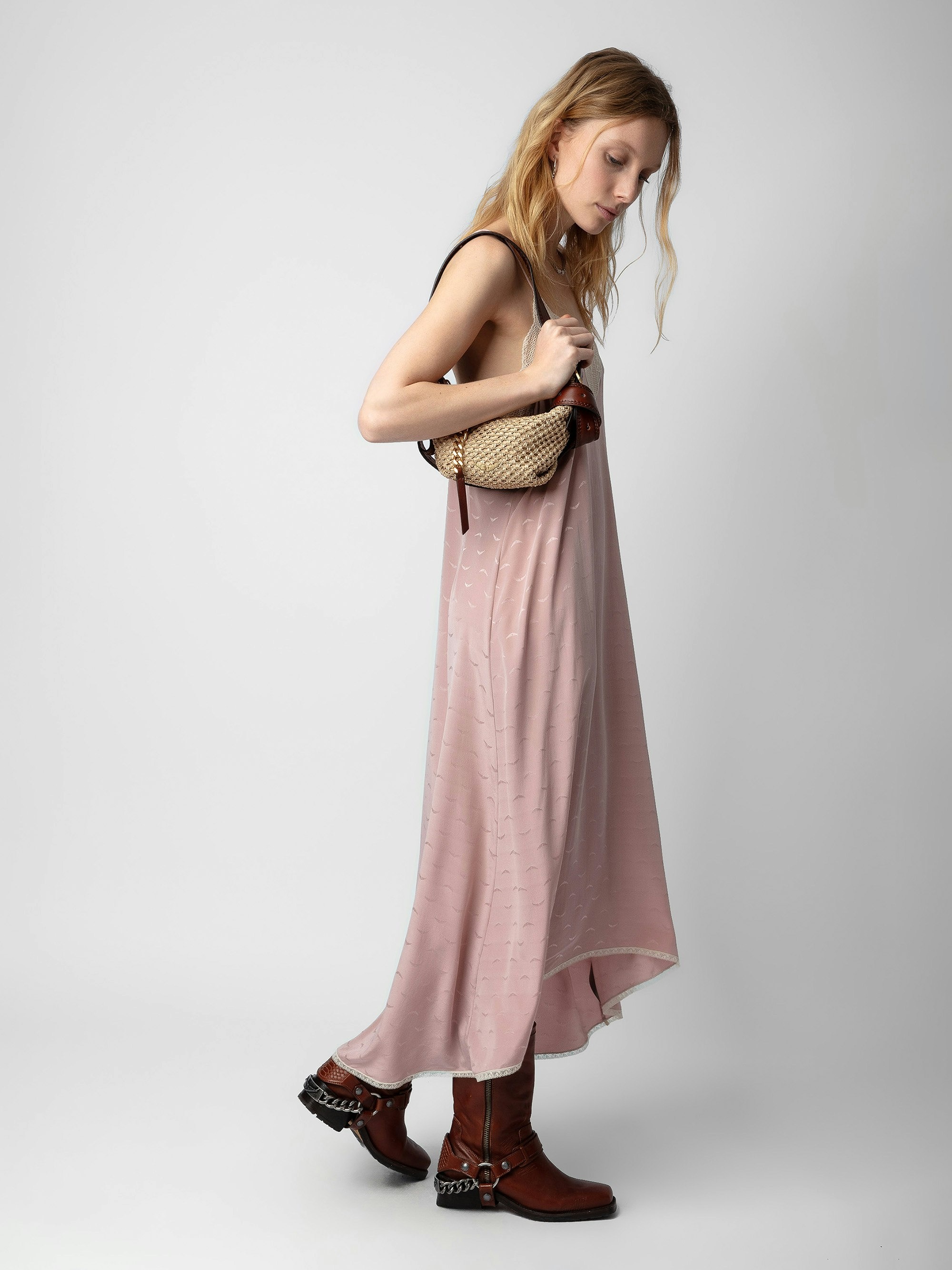 Risty Silk Jacquard Dress - 6