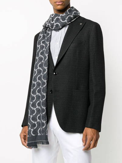 Salvatore Ferragamo Gancio knit scarf outlook