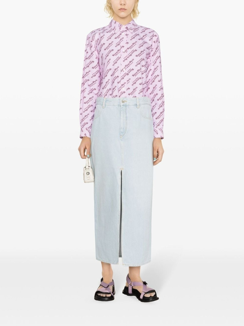 KENZO x Verdy logo-print cotton shirt outlook