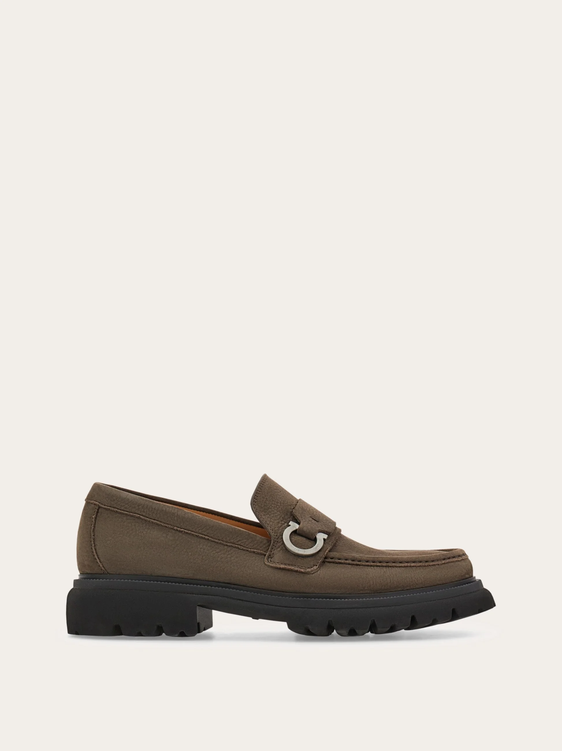 Loafer with Gancini ornament - 1