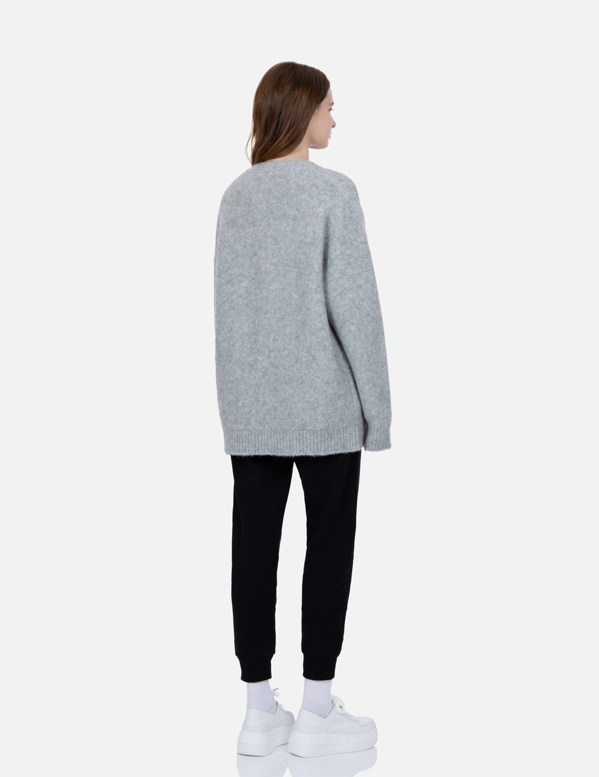 HAND KNIT CABLE CARDIGAN - 4
