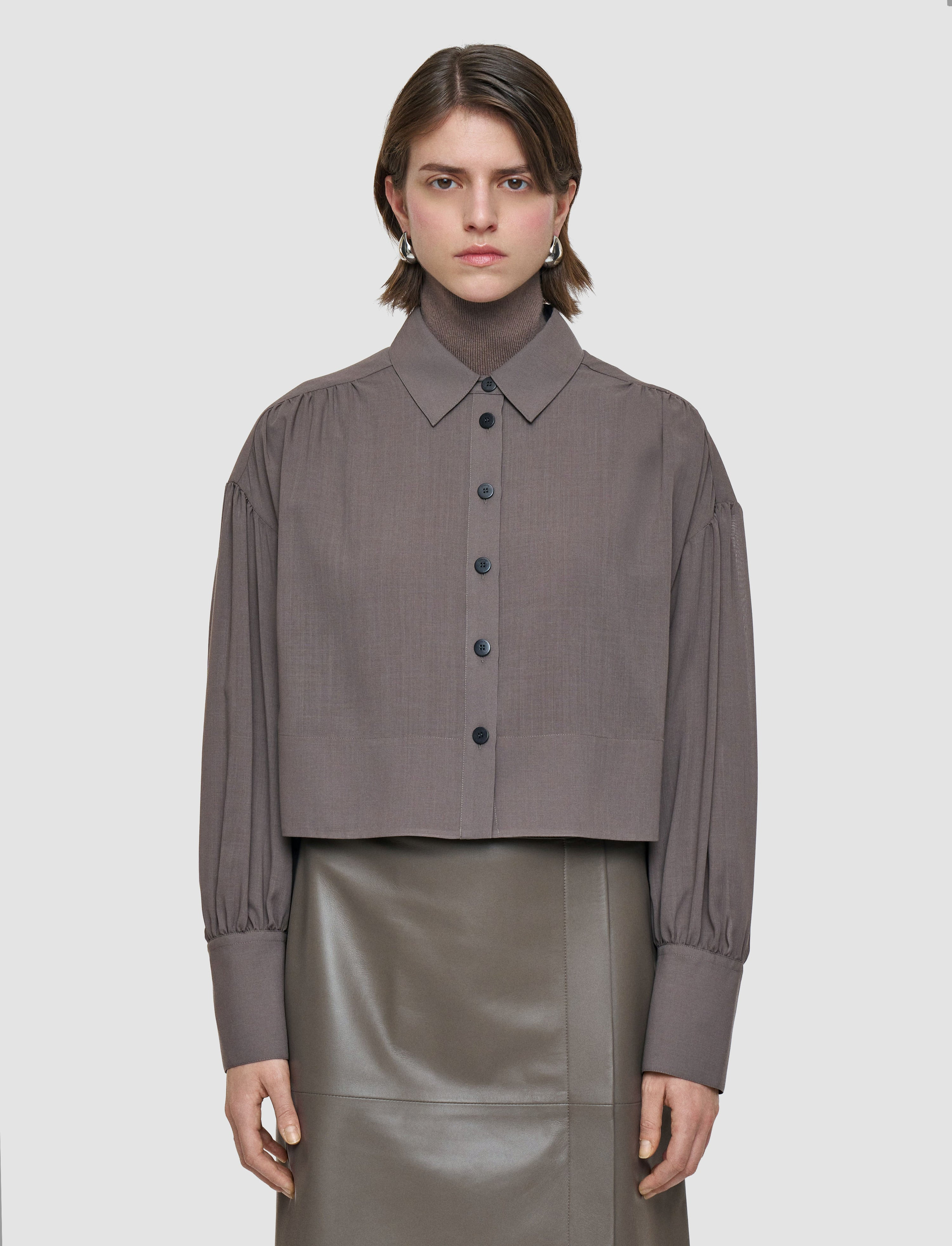 Anais Wool Voile Blouse - 3
